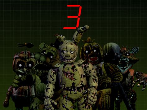 five nights at freddy's 3 characters|fnaf 3 play as animatronics.